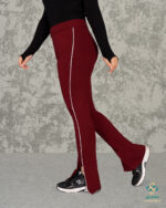 شلوار لاکرا چاکدار مغزی