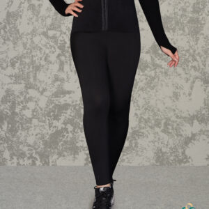 شلوار لگ کمر شنی