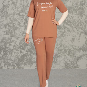 ست تیشرت و شلوار گلسا