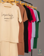 ست تیشرت و شلوار گلسا