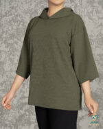 هودی باکسی کلاه دار تسلا شاپرک