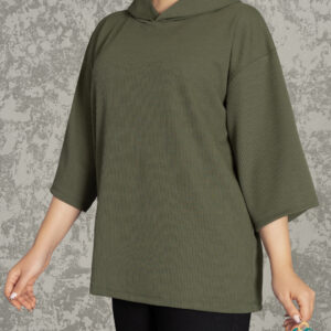 هودی باکسی کلاه دار تسلا شاپرک