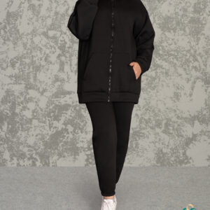 سویشرت شلوار تمام زیپ جلوه