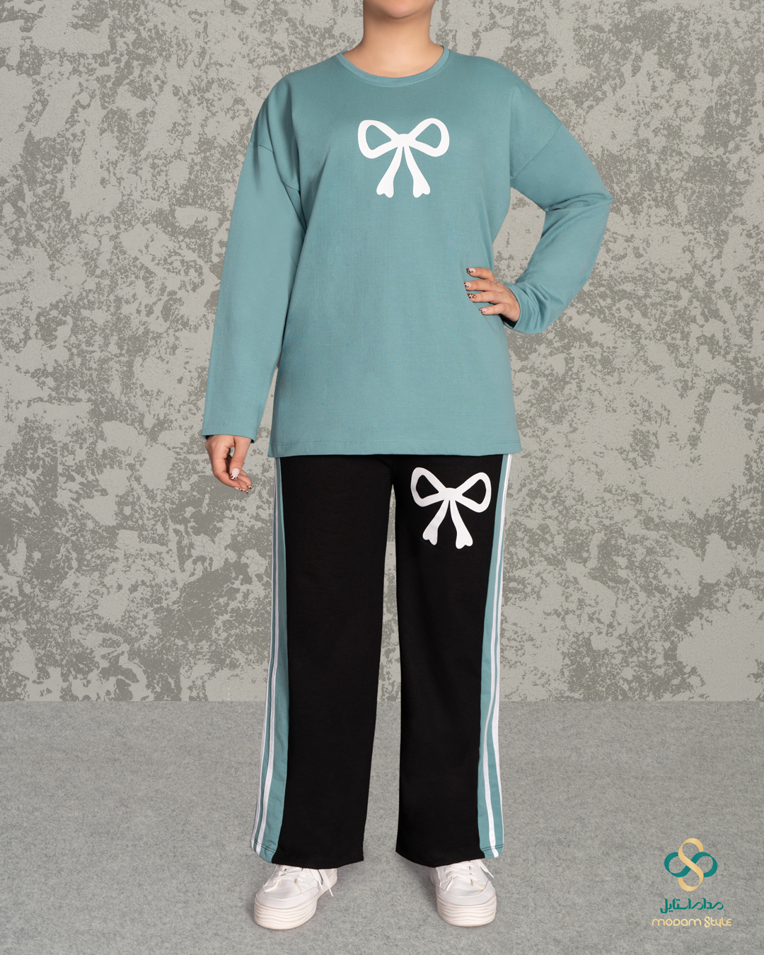 DSC04431-1350 ست بلوز شلوار پاپیون جلوه