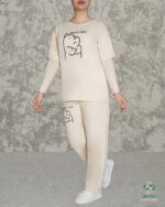 ست تیشرت و شلوار گلسا